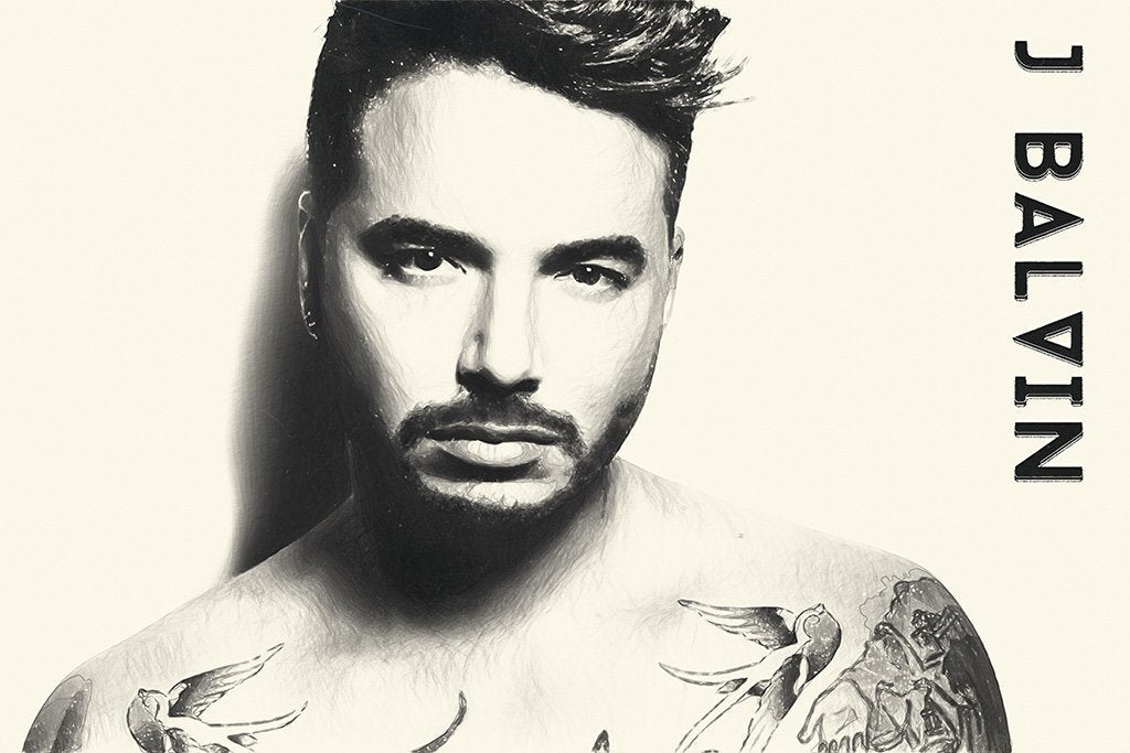 J Balvin Fan Art Poster