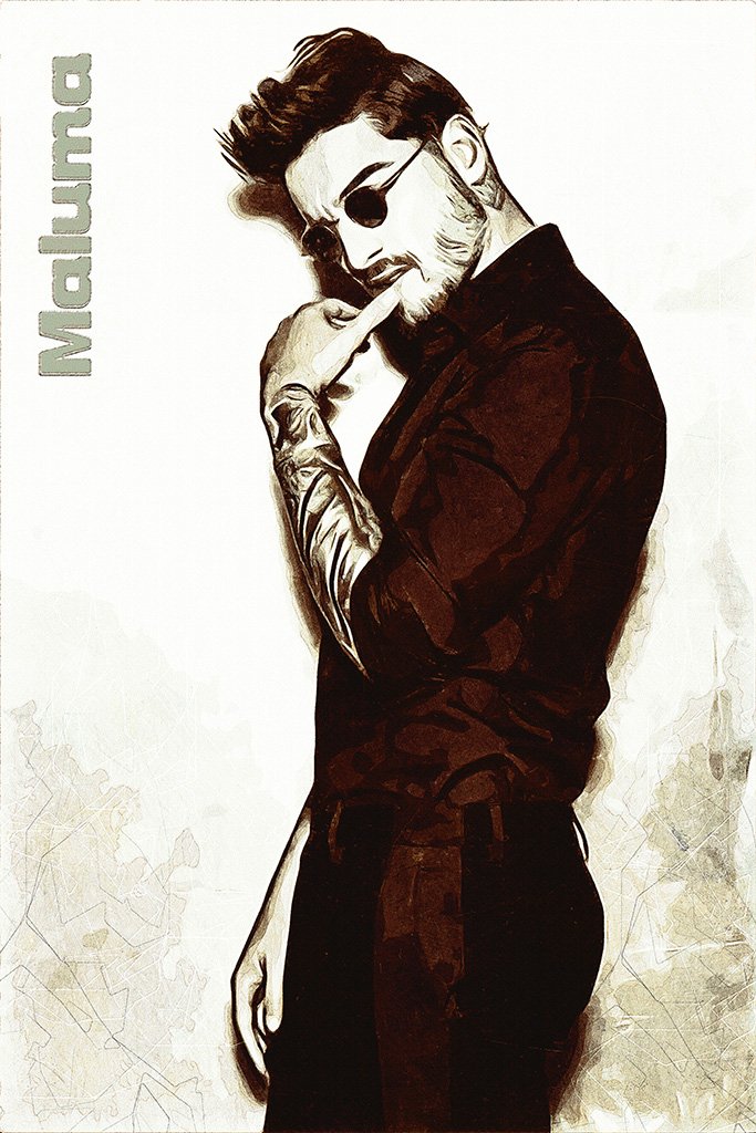 Maluma Art Poster