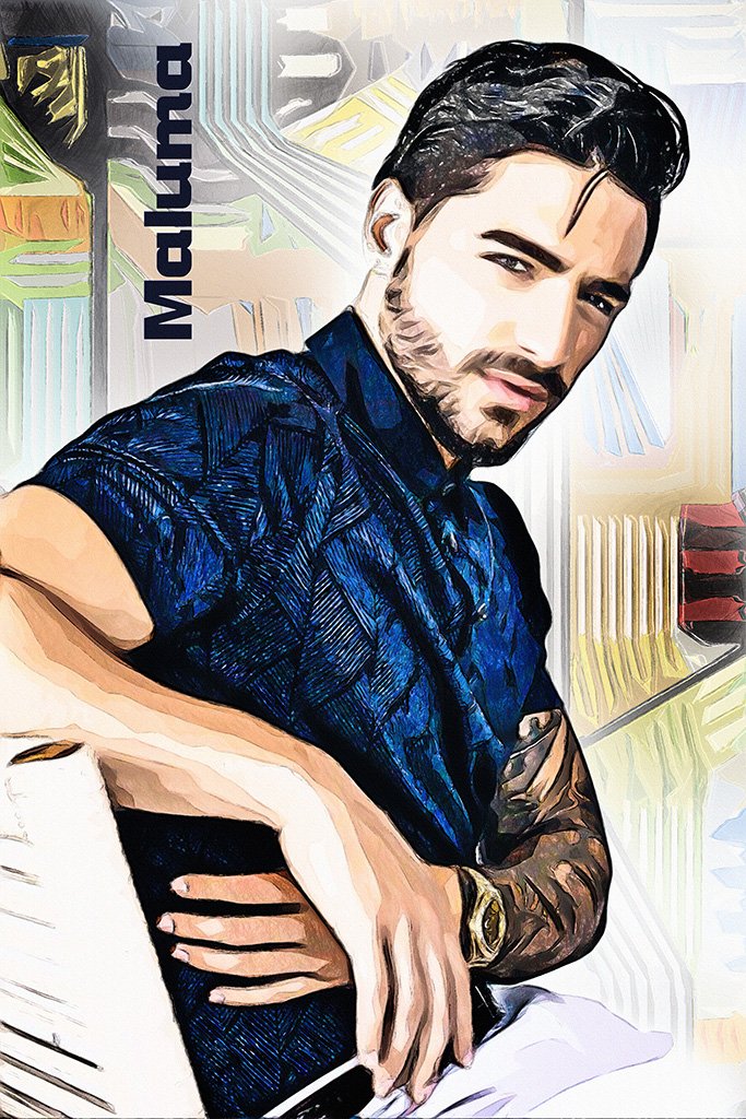 Maluma Fan Art Poster
