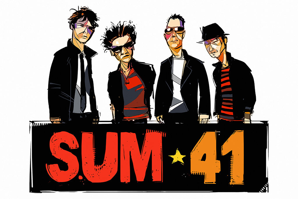 Sum 41 Pop Punk Band Poster