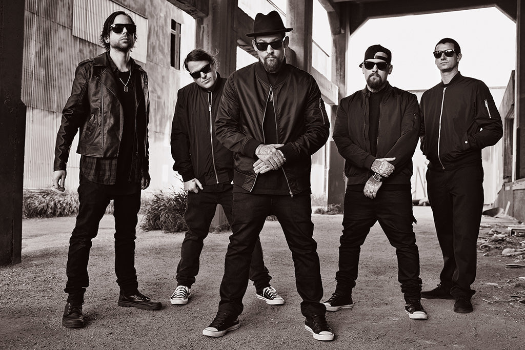 Good Charlotte Black and White Poster