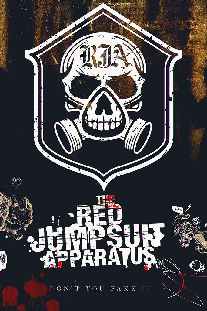 The Red Jumpsuit Apparatus Pop Punk Band Poster