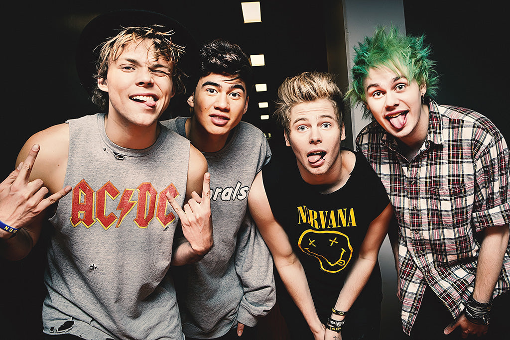 5 Seconds of Summer Pop Punk Band Poster