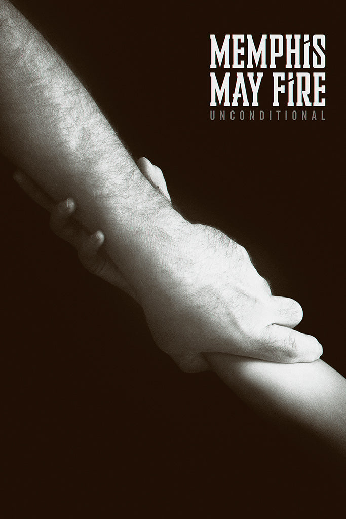 Memphis May Fire Pop Punk Black and White Poster