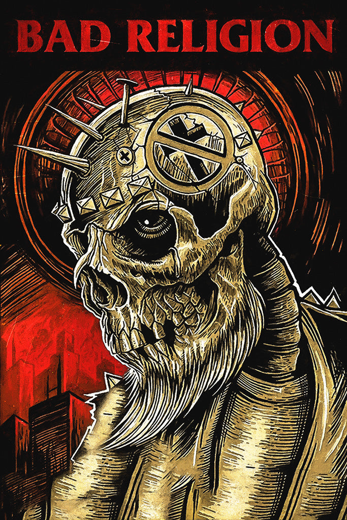 Bad Religion Pop Punk Band Poster