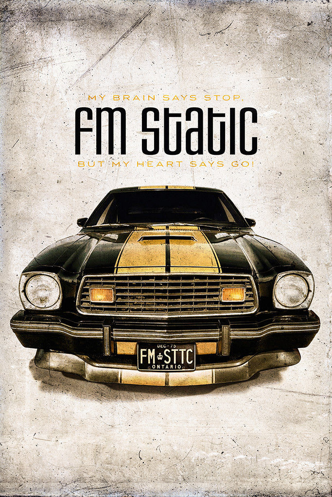 FM Static Pop Punk Band Poster