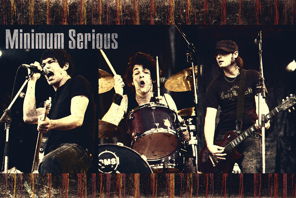 Minimum Serious Pop Punk Band Poster