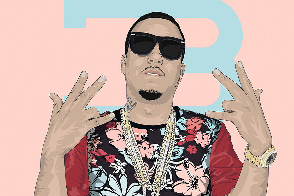 French Montana Hip Hop Fan Art Poster