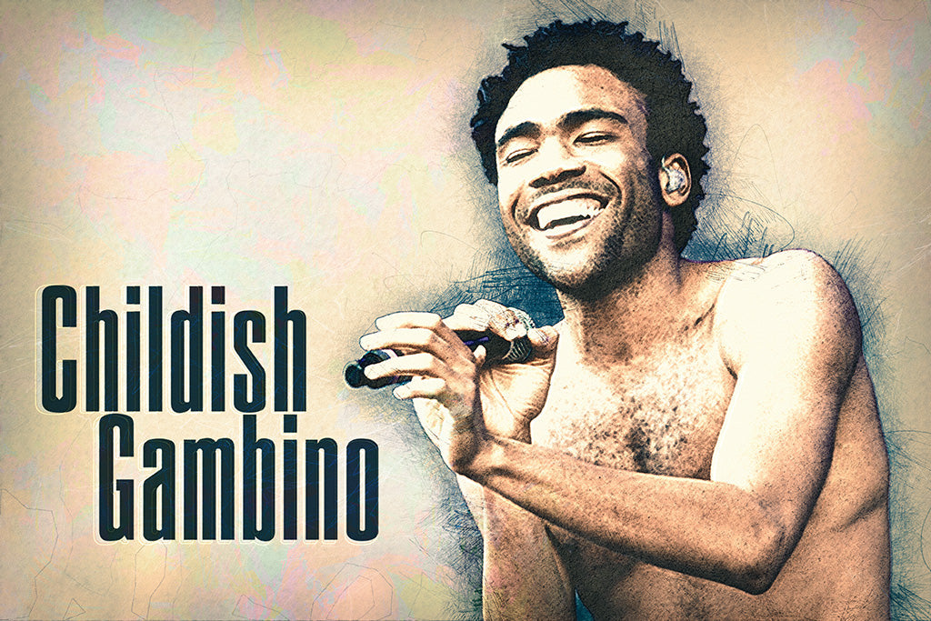 Childish Gambino Rapper Fan Art Poster