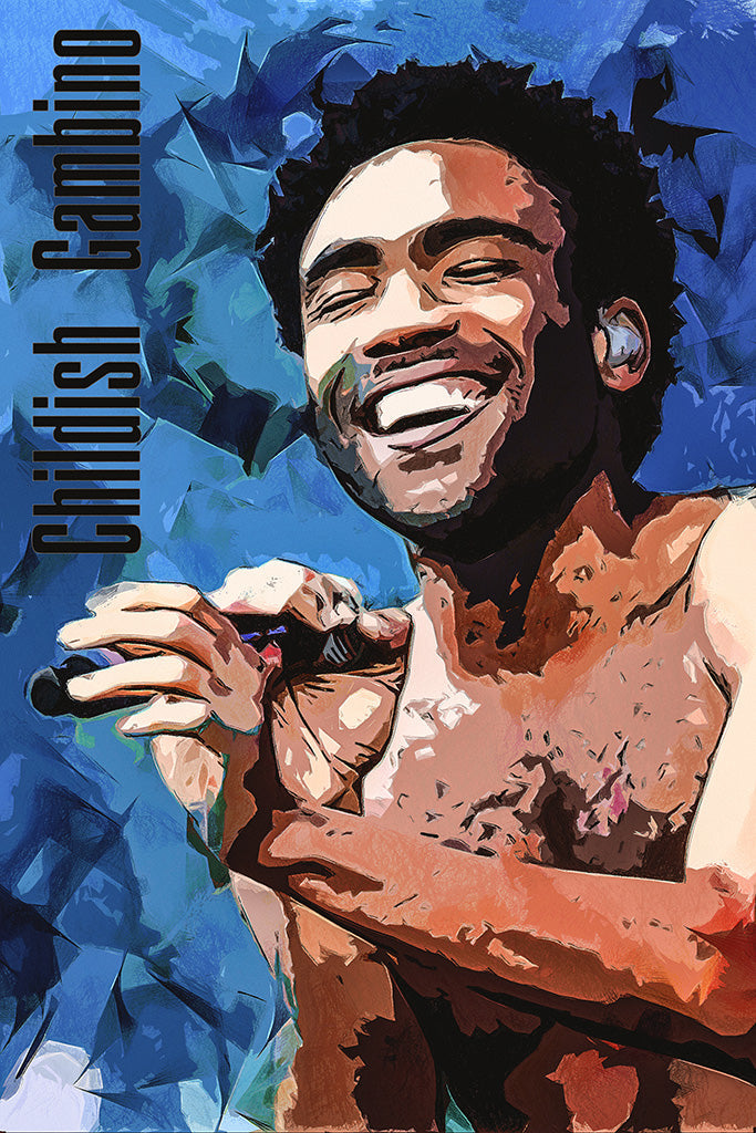 Childish Gambino Fan Art Performance Poster