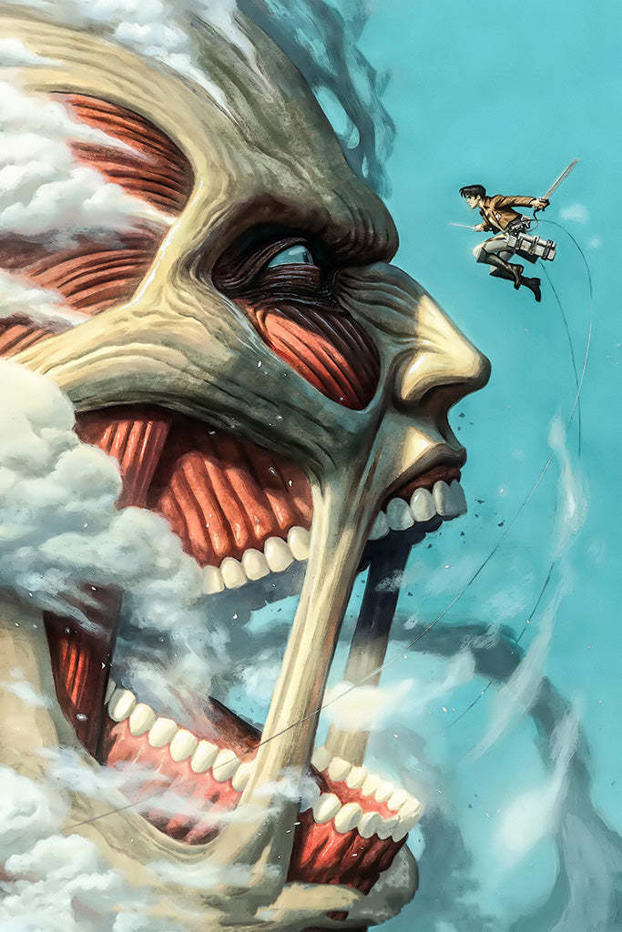 Attack on Titan Face Poster
