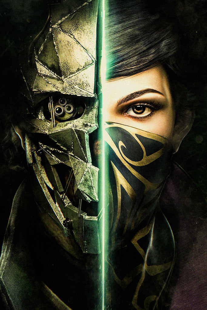 Dishonored Action-Adventure Game Poster