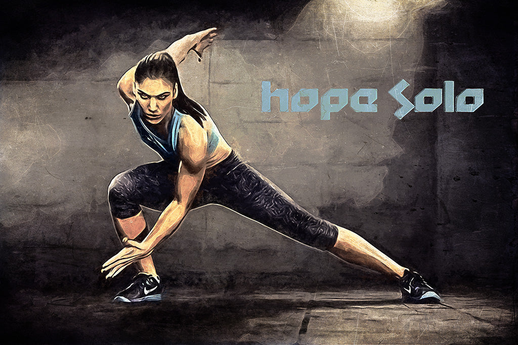 Hope Solo Art Poster