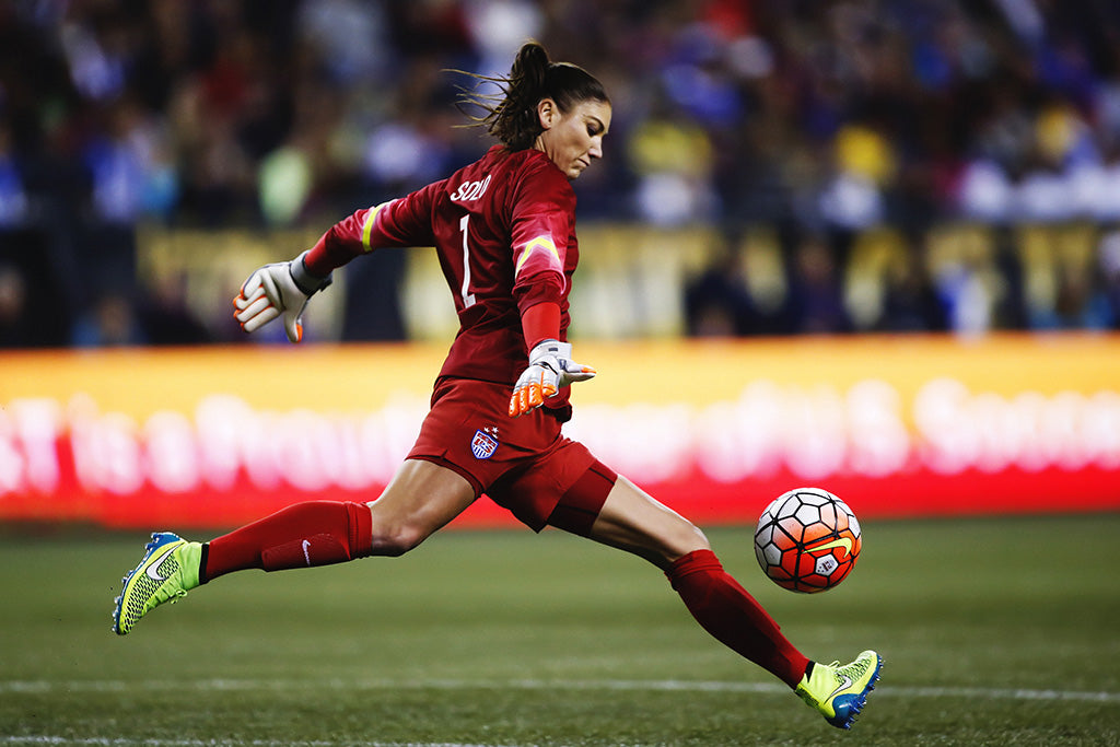 Hope Solo Playing Poster