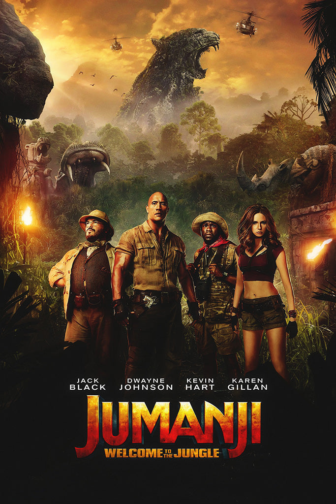 Jumanji Welcome to the Jungle Movie Poster