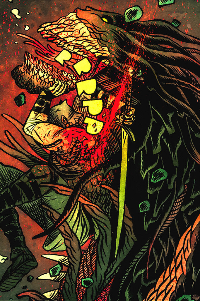 Beowulf Comics Art Poster
