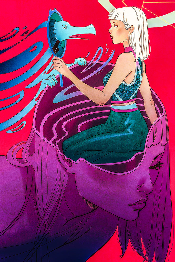 Shade the Changing Girl Art Comics Poster