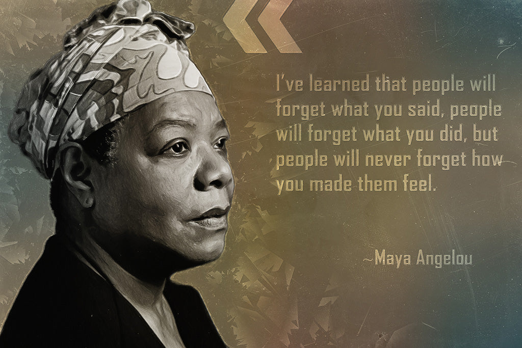 Maya Angelou Quote I¡¯ve Learned That People Poster