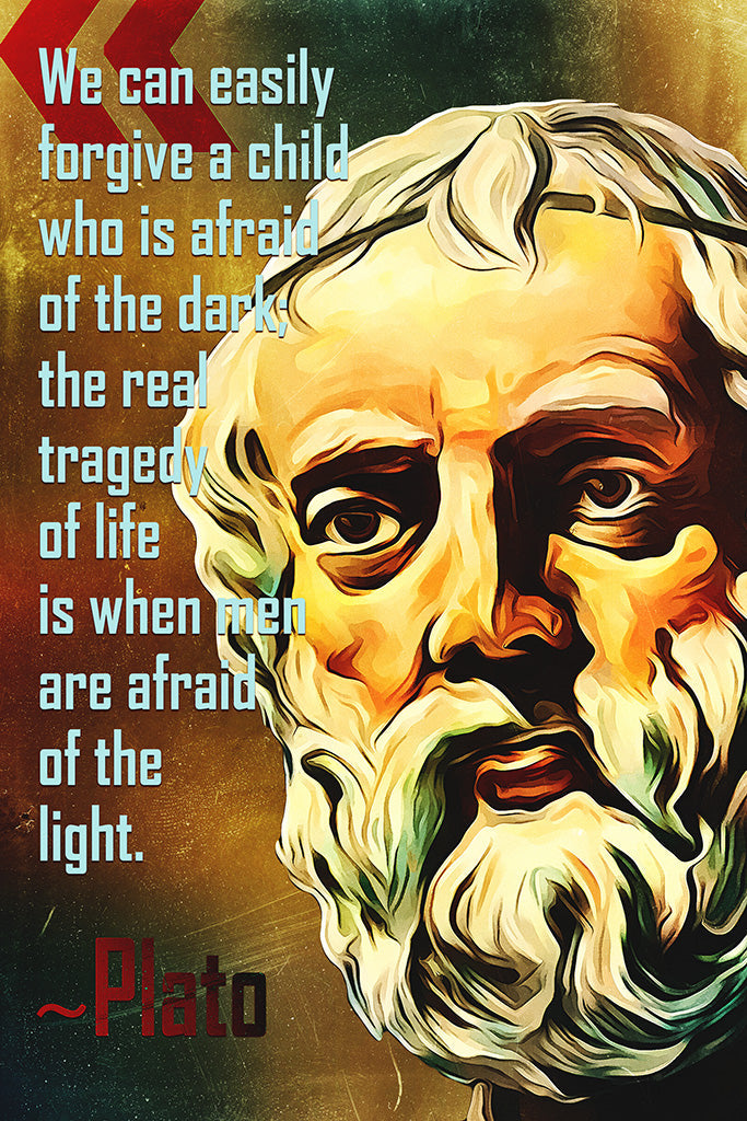 Plato Quote We Can Easily Forgive Poster