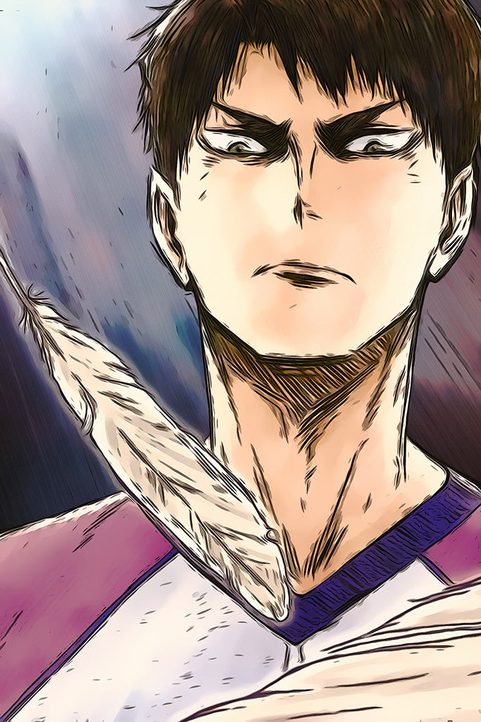 Haikyuu!! Karasuno Koukou vs Shiratorizawa Gakuen Koukou Anime Art Poster