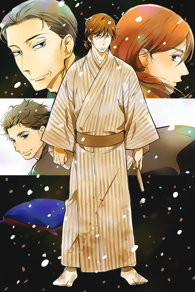 Descending Stories Shouwa Genroku Rakugo Shine Anime Art Poster