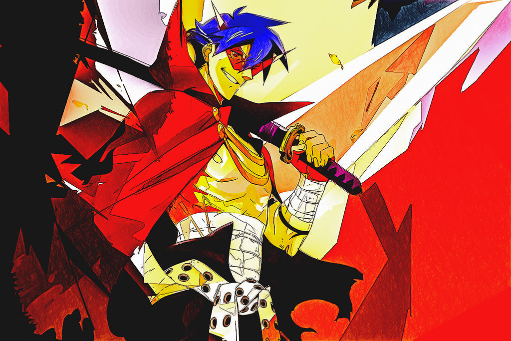 Gurren Lagann Anime Art Poster