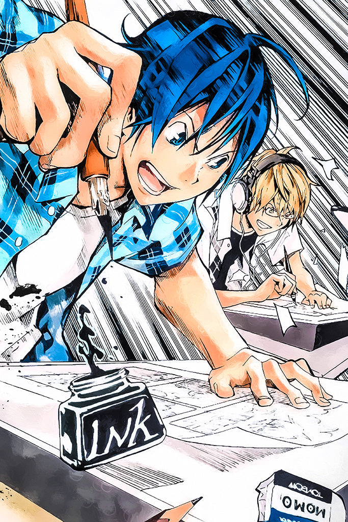 Bakuman. 3rd Season Anime Art Poster