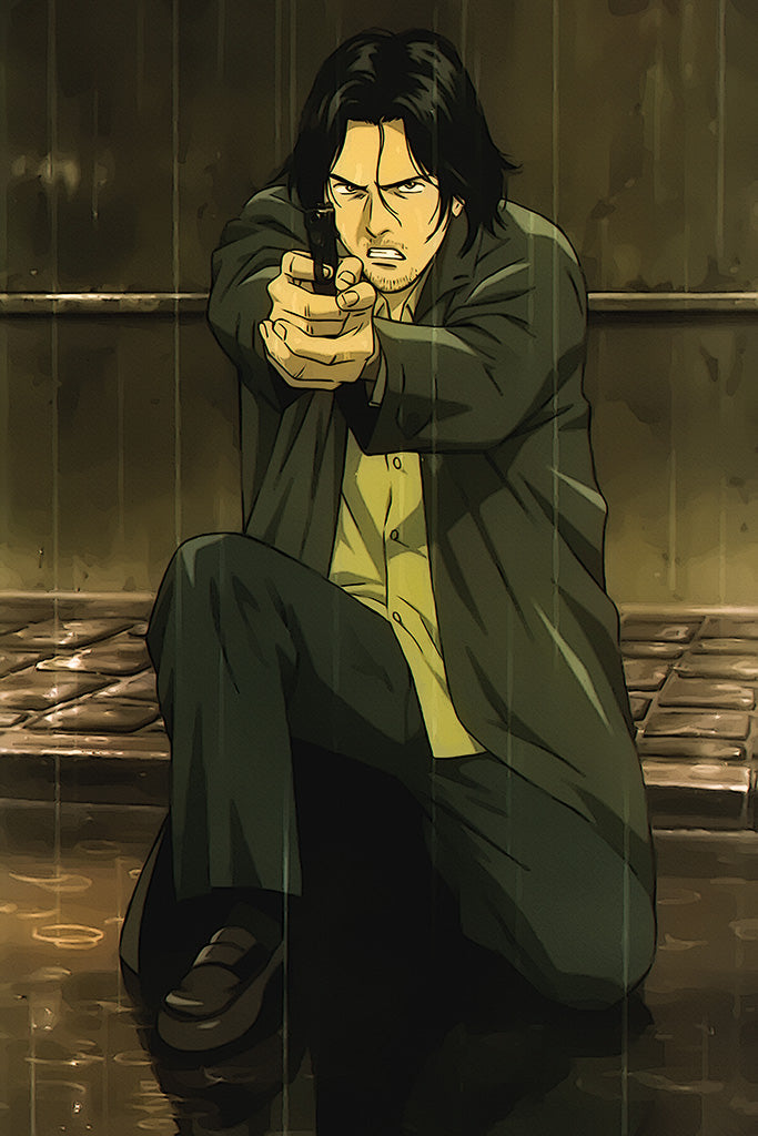Monster Anime Art Poster