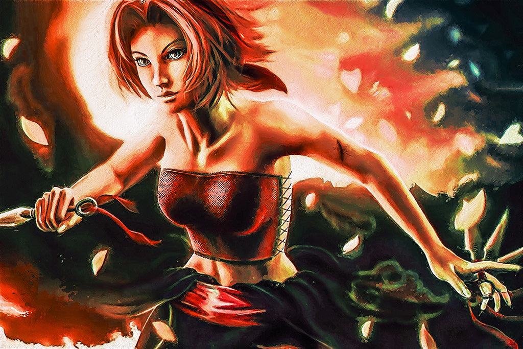 Sakura Haruno Art Anime Poster