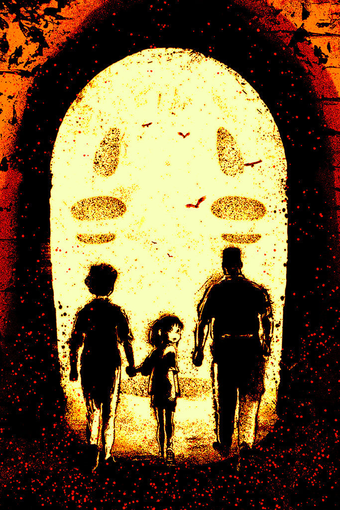 Sen To Chihiro No Kamikakushi Anime Poster