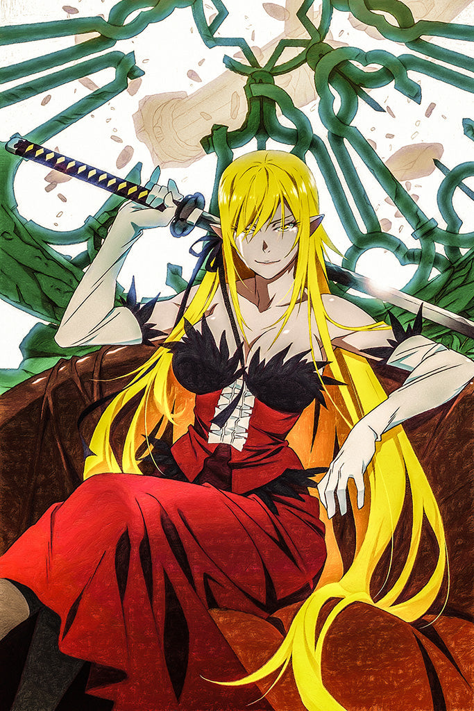 Kizumonogatari III Reiketsu-Hen Anime Art Poster