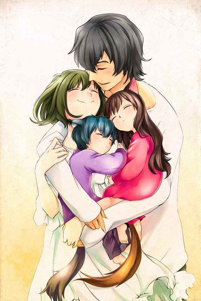 Ookami Kodomo No Ame To Yuki Poster
