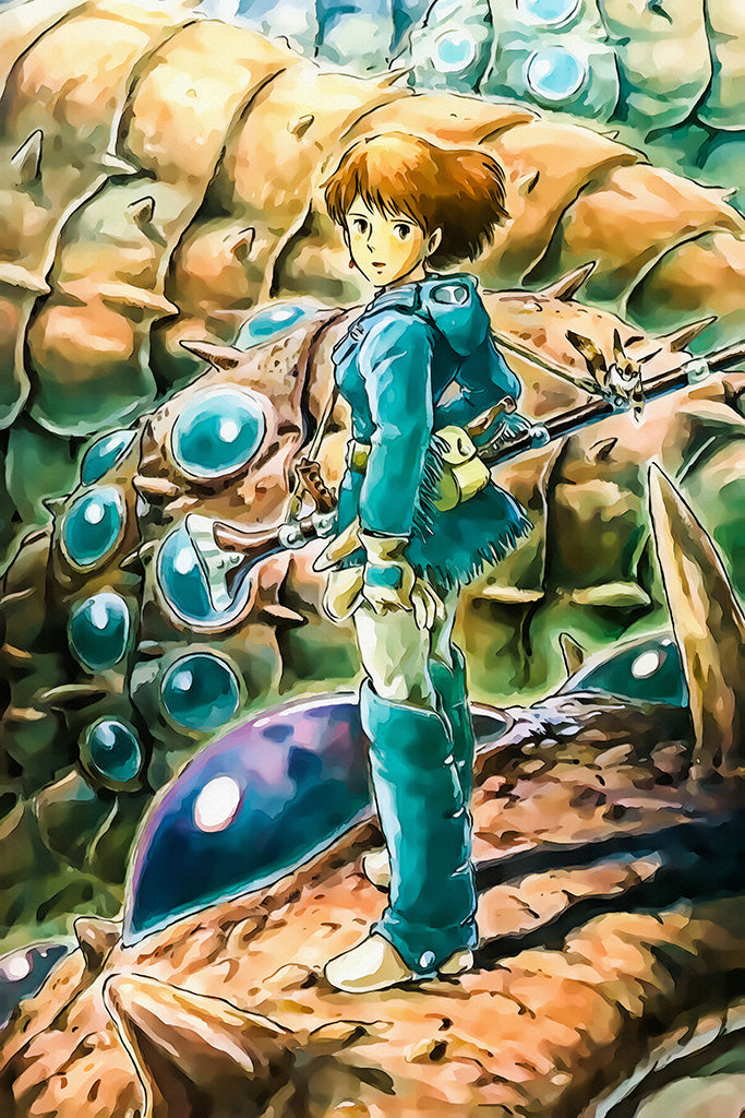 Kaze No Tani No Nausicaa Anime Art Poster
