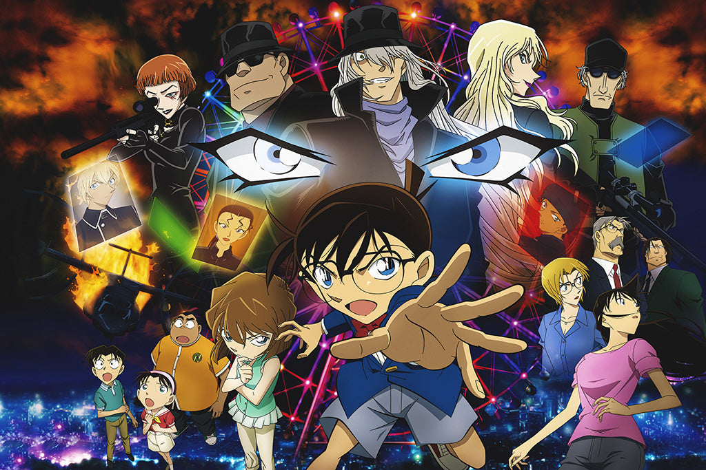 Detective Conan Movie 06 The Phantom Of Baker Street Anime Canvas Poster