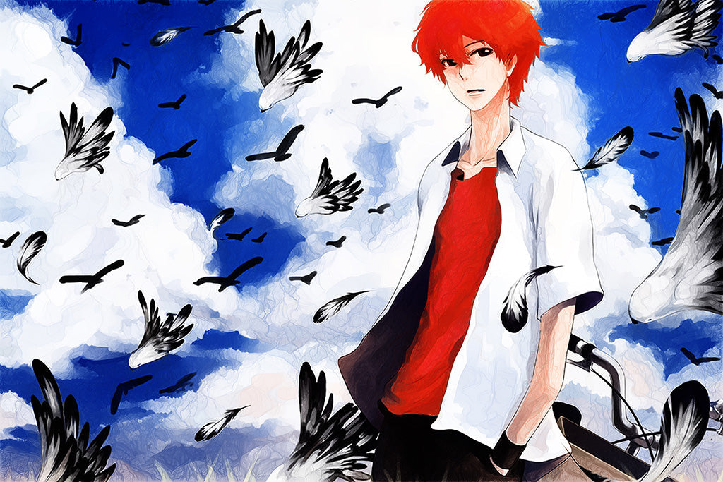 Toki Wo Kakeru Shoujo Anime Art Canvas Poster