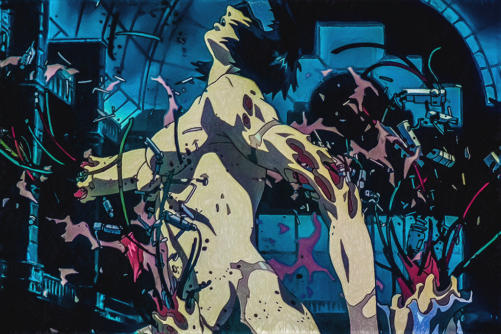 Ghost In The Shell Anime Art Canvas Poster
