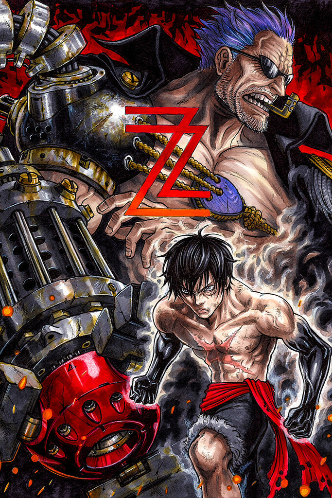 One Piece Film Z Canvas Poster