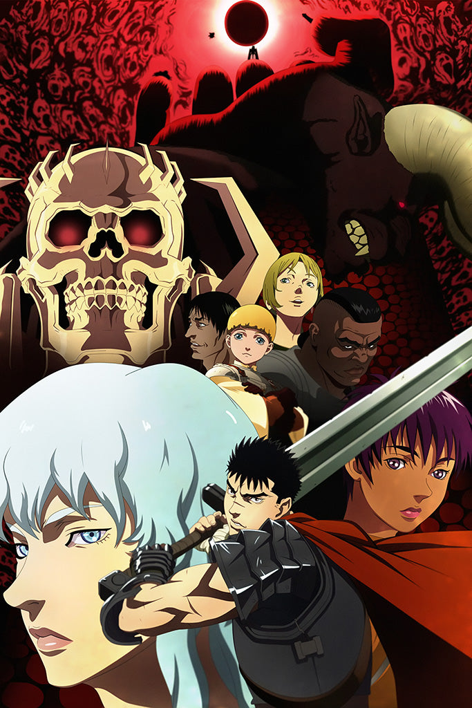 Berserk Ougon Jidai-Hen III - Kourin Anime Canvas Poster