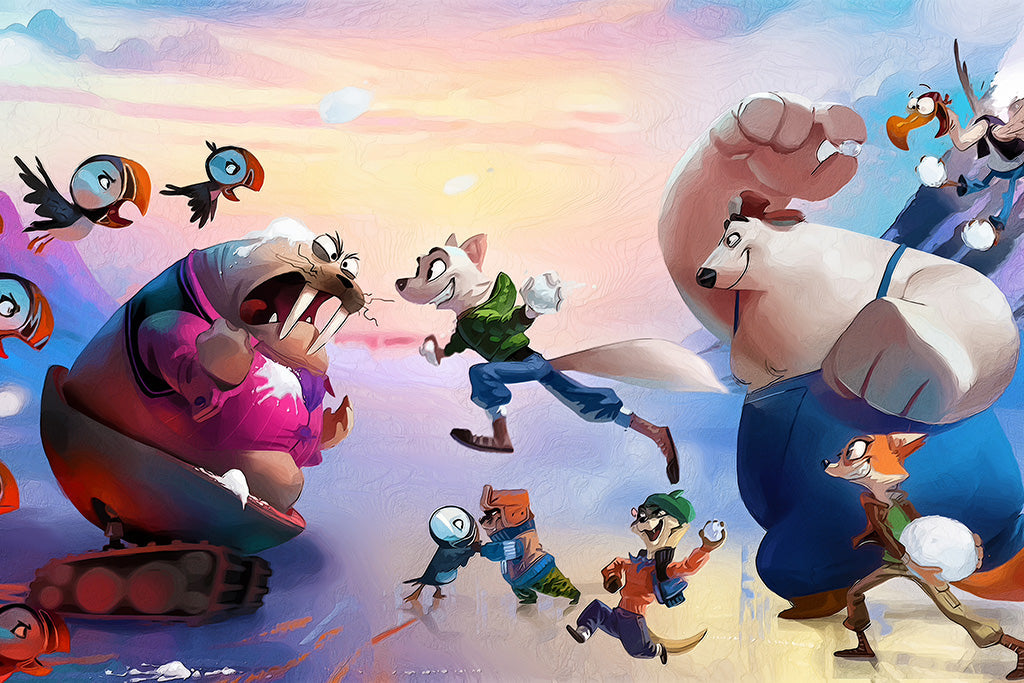 Arctic Justice Thunder Squad Film Canvas Poster