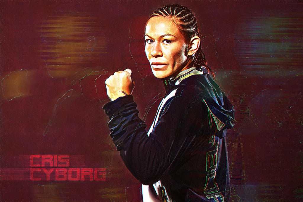 Cris Cyborg MMA Sport Canvas Poster