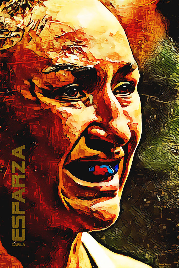 Carla Esparza MMA Canvas Poster