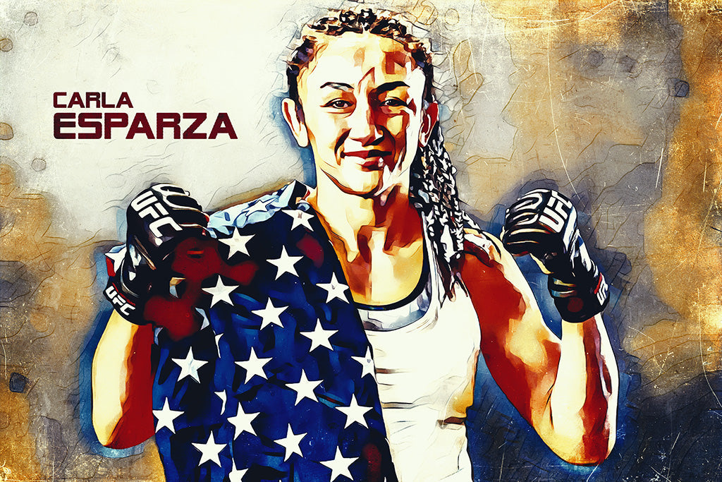 Carla Esparza MMA Sport Canvas Poster