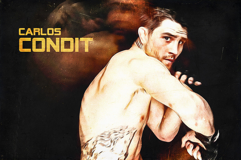 Carlos Condit MMA Canvas Poster