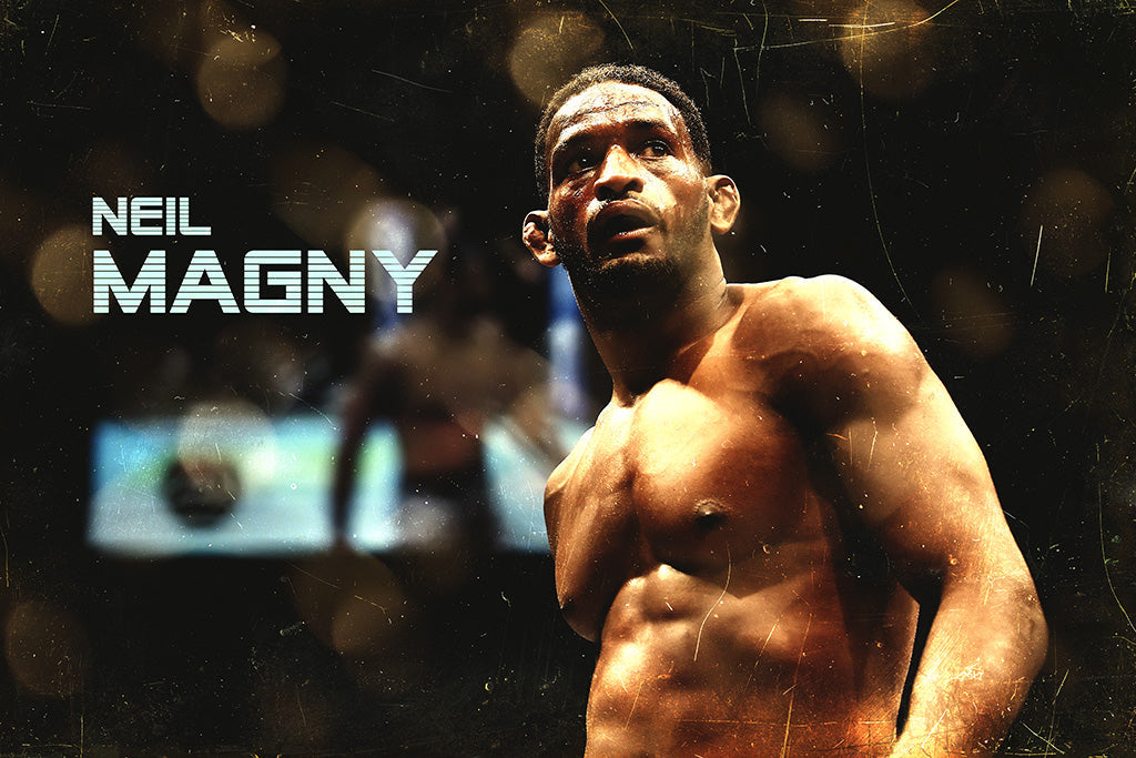Neil Magny MMA Canvas Poster