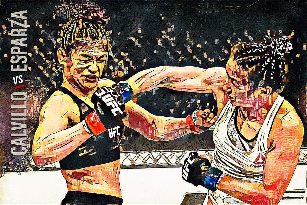 Cynthia Calvillo vs Carla Esparza Canvas Poster