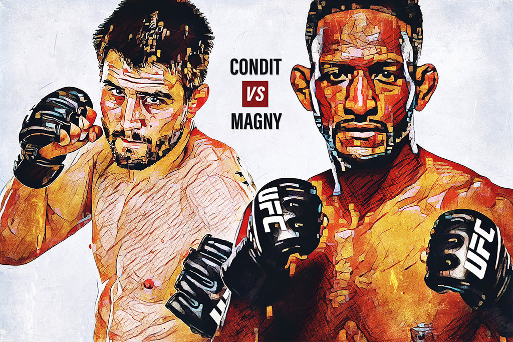 Carlos Condit vs Neil Magny Canvas Poster