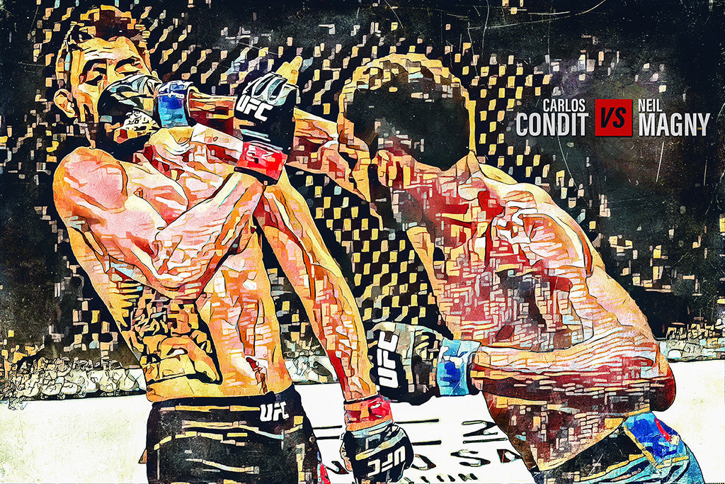 Carlos Condit vs Neil Magny MMA UFC Canvas Poster