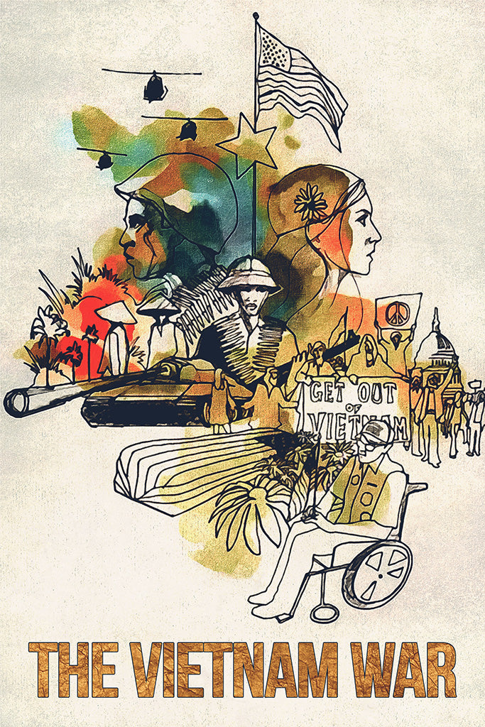 The Vietnam War TV Show Canvas Poster