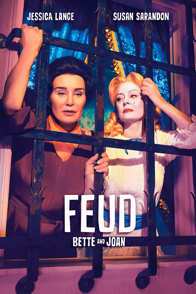 Feud Bette and Joan Canvas Poster
