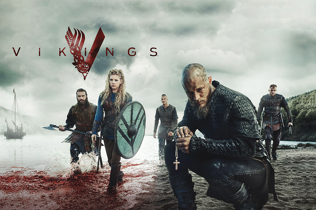 Vikings TV Series Canvas Poster